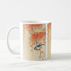 Vogel en Rode Klimop door Ohara Koson Koffiemok
