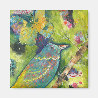 Vogel- en vlindermagneet magneet