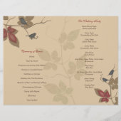 Vogel- en wijnzegenprogramma (Achterkant)