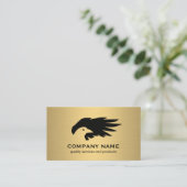 Vogel en wing Logo Visitekaartje (Staand voorkant)