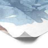 Vogel- en winterlandschap 29 poster (Hoek)