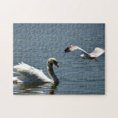 Vogel en zwaan legpuzzel (Horizontaal)