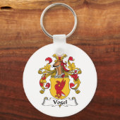 Vogel Family Crest Sleutelhanger (Voorkant)