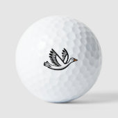vogel golfballen (Voorkant)