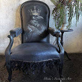  Vogel Gotische Raven King Kroon Decoupage Tissuepapier