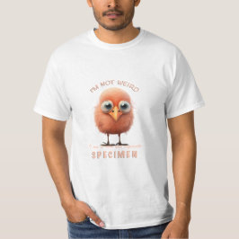 Vogel Ik ben niet raar Ik ben zeldzaam Specimen sc T-shirt