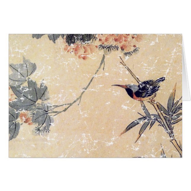 Vogel in Bamboo (Voorkant Horizontaal)