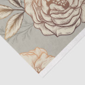 Vogel in bloei met neutrale achtergrond tissuepapier (Detail)