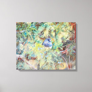  vogel in Blues Photographic Art Print