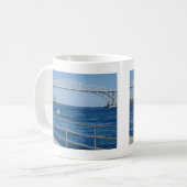 Vogel in de Blue Water Bridge Koffiemok (Voorkant links)