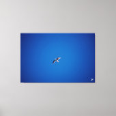 Vogel in de lucht #2 canvas afdruk (Voorkant)