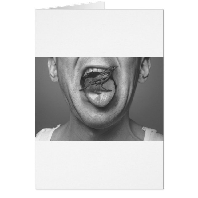 Vogel in de mond (Voorkant)