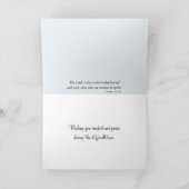 Vogel in de regen sympathie kaart (Binnen)