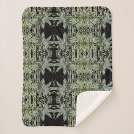 vogel in een nest sherpa deken