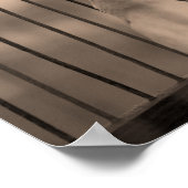 Vogel in kooi poster (Hoek)