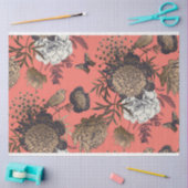 Vogel in koraalbloei tissuepapier (Craft)