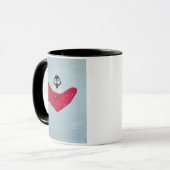 Vogel in Mitten Mok (Voorkant links)