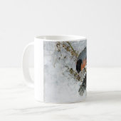 Vogel in sneeuw, Bruno Liljefors Koffiemok (Voorkant links)