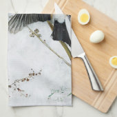 Vogel in sneeuw, Bruno Liljefors Theedoek (Quarter Fold)