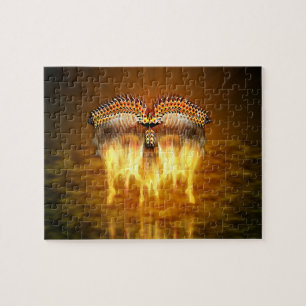 Vogel in vlucht legpuzzel