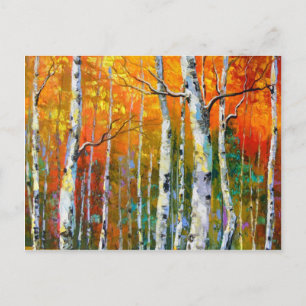 Vogel in zonlicht briefkaart