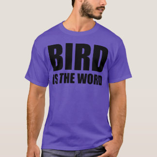 Vogel is het woord familie t-shirt