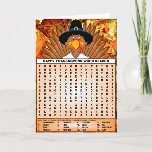 Vogel is het woord feestdagen kaart (Voorkant)