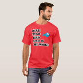 Vogel is het woord TShirt (Voorkant volledig)