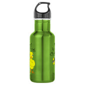 Vogel kijken chick tekst waterfles  (Voorkant)