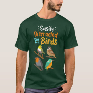 Vogel kijken Vogelliefhebbers meisje T-shirt
