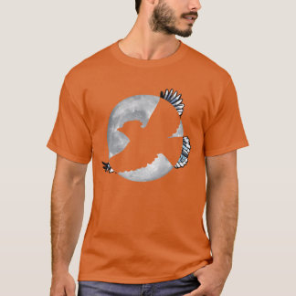 Vogel kijken Vogelornitholoog Vogelliefhebber vuur T-shirt