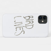 Vogel leeft! (wit) Case-Mate iPhone case (Achterkant (horizontaal))