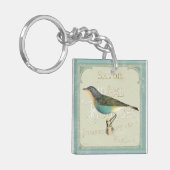  vogel links sleutelhanger (Voorkant Links)