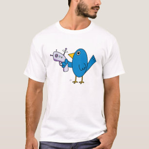 Vogel met Raygun (speciale editie) - Basic T-Shirt