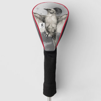 VOGEL MET ZWARTE MAAN GOLF HEAD COVERS