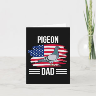 Vogel ons vlag 4 juli Vaderdag Duif Vader Kaart