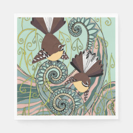 Vogel ontwerp servet