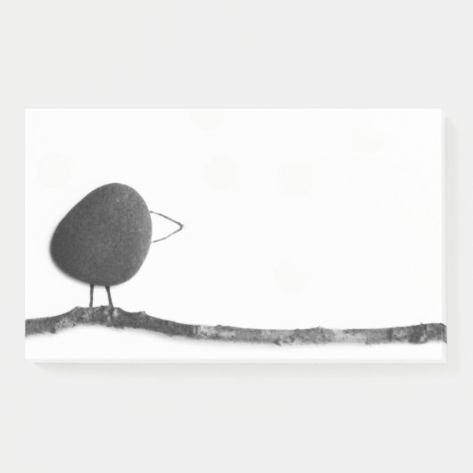 Vogel op bijkantoor post-it® notes (Voorkant)