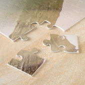 Vogel op bijkantoor Young Junvenile Black Phoebe J Legpuzzel (Zijkant)