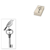  vogel op een belangrijke rubberzegel 	rubberstempel (Gestempeld)