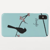 Vogel op een bloesems kantoor Case-Mate iPhone case (Achterkant (horizontaal))