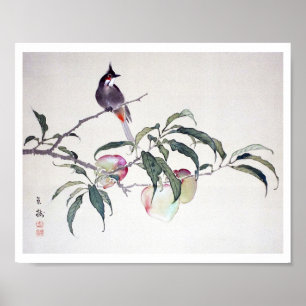 Vogel op een Perzikboom, Imao Keinen Poster