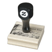 Vogel op een Tak Dank je wel Rubberstempel (Stempel)