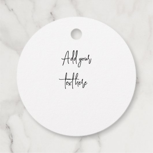 Vogel op Hydrangea Branch en Peony Wedding Bedankjes Labels (Achterkant)