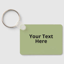 Vogel op Twig (Bushtit) Sleutelhanger