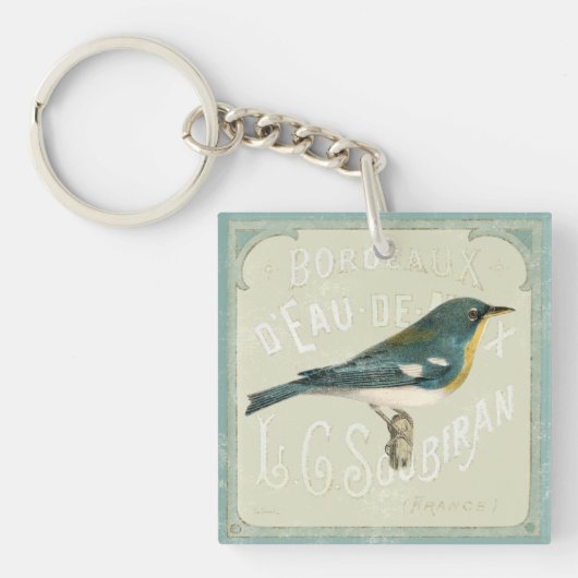 vogel rechts sleutelhanger (Voorkant)