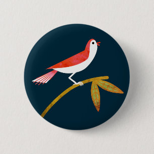 vogel ronde button 5,7 cm