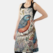 Vogel, Scandinavisch stoffenontwerp Schort (Insitu)