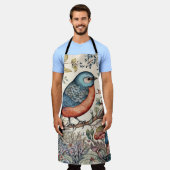 Vogel, Scandinavisch stoffenontwerp Schort (Gedragen)