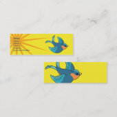 Vogel - Skinny Mini Visitekaartje (Voorkant / Achterkant)